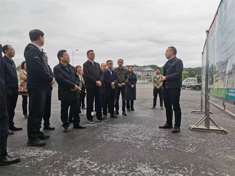 自貢市人大常委會(huì)副主任、民建自貢市委主委王孝謙一行考察四川供銷西南冷鏈物流基地